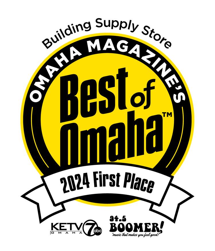 2024 Best of Omaha – 1st Place Building Supply Store!