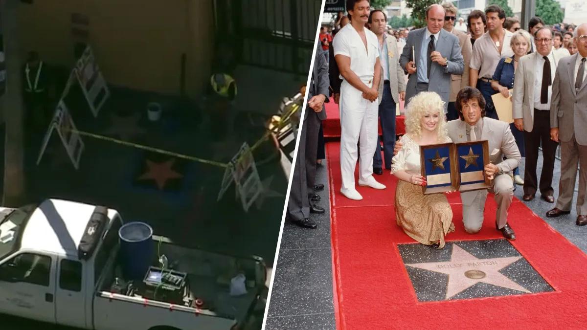 La estrella de Dolly Parton en el Paseo de la Fama de Hollywood habría sido vandalizada
