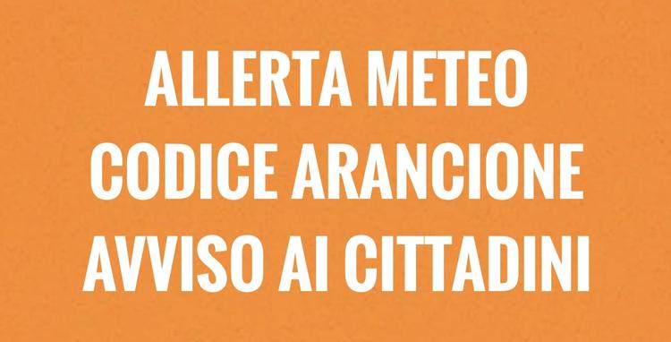 ALLERTA METEO ARANCIONE  Per sabato 10 ottobre   Disposta la chisura di cimitero, ville e giardini comunali Nel link l’a...