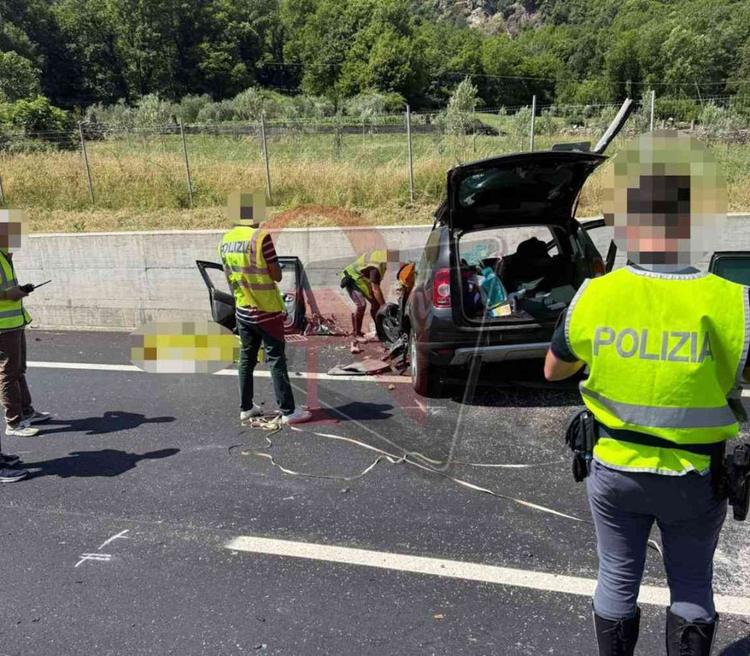 carema incidente mortale autostrada a5