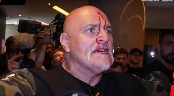 Boxe: pai de Tyson Fury dá cabeçada em apoiador de Usyk; veja vídeo