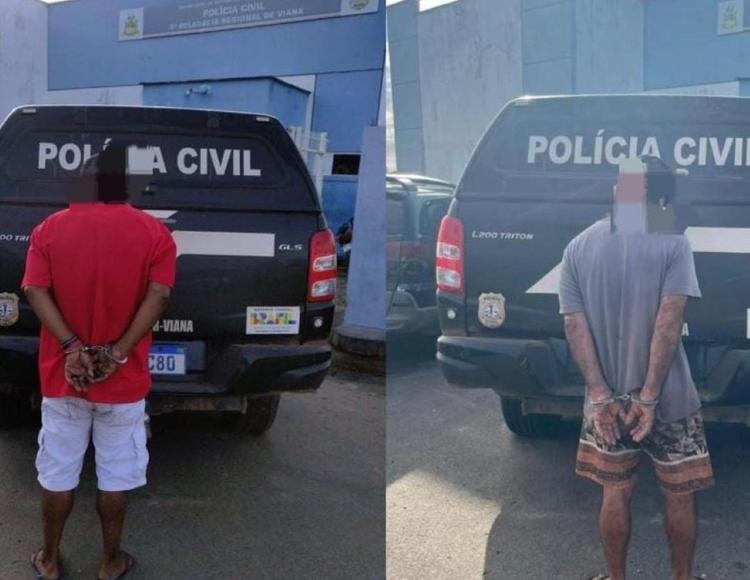 Presos suspeitos de estuprar criança de 10 anos em Viana; investigados são ex-namorados da irmã da vítima