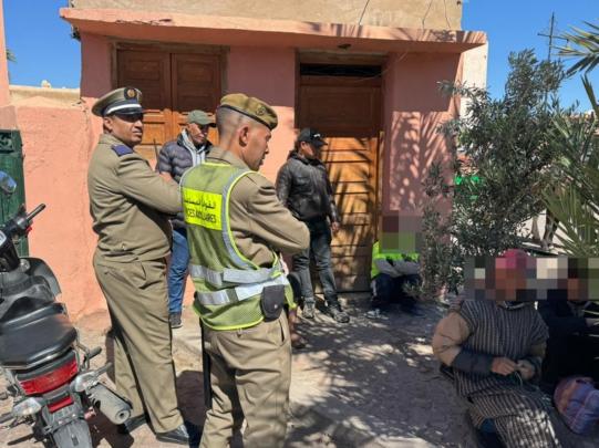 سلطات الباهية تحيل عدد من الاشخاص في وضعية تشرد على مؤسسات الرعاية