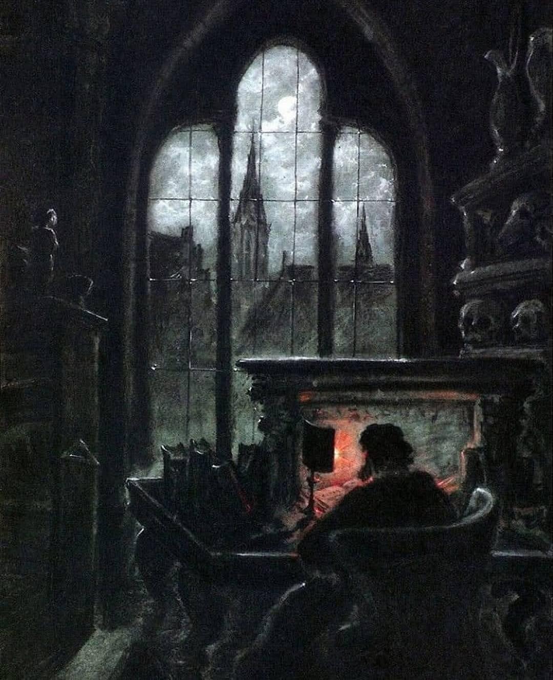 It is Night, in My Study