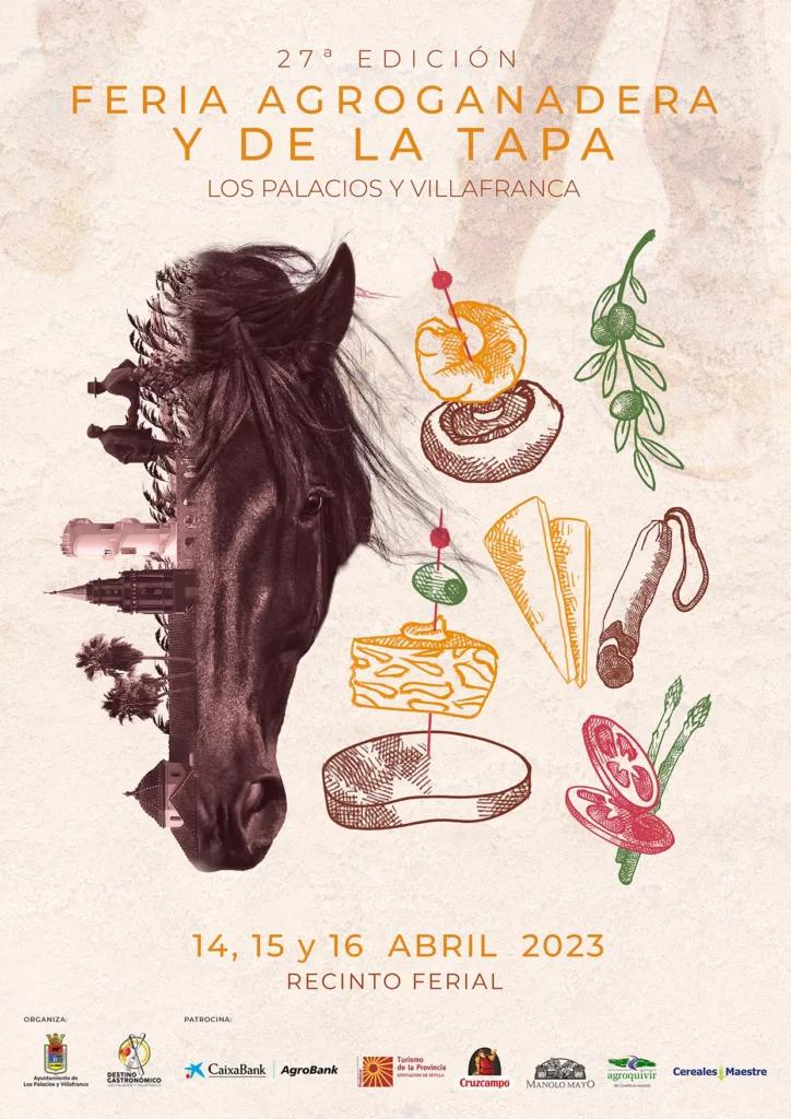 Cartel de la Feria Agroganadera de Los Palacios