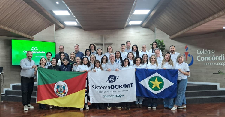 Sistema OCB/MT promove intercâmbio entre cooperativas educacionais de Mato Grosso e Rio Grande do Sul