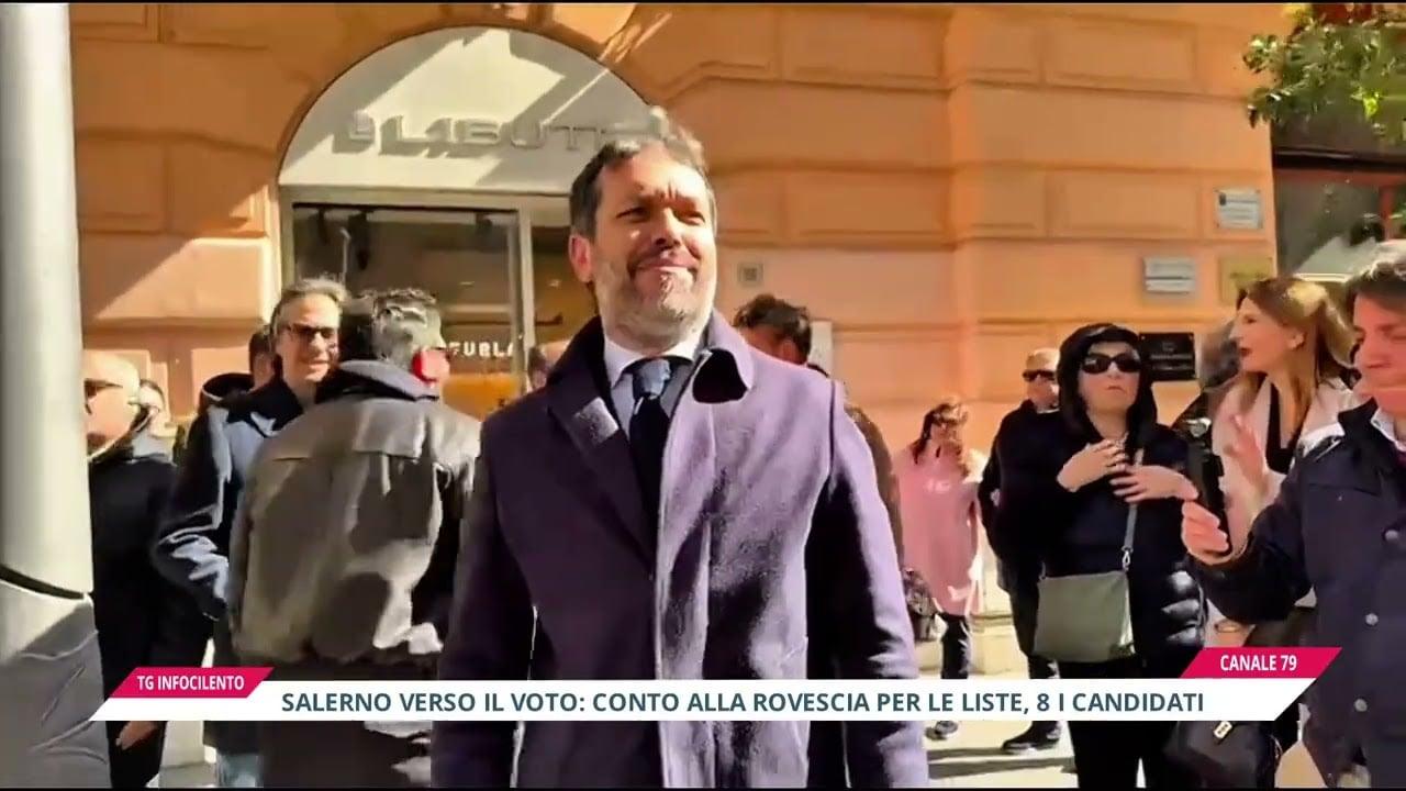Salerno verso il voto: conto alla rovescia per le liste, 8 i candidati in campo