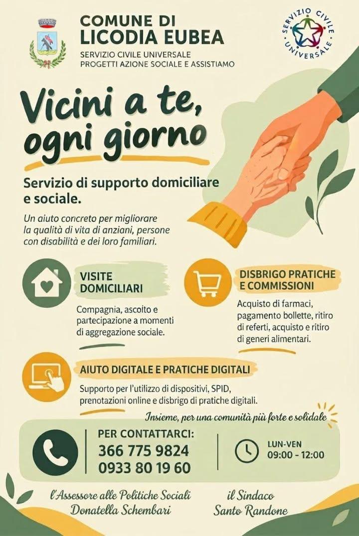 🤝 Servizio Civile Licodia Eubea