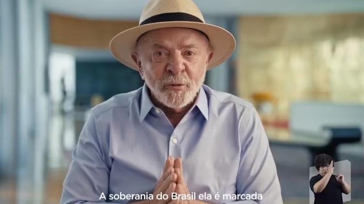 Campanha de Lula cita tarifaço, defende soberania e critica família Bolsonaro em nova propaganda eleitoral na TV