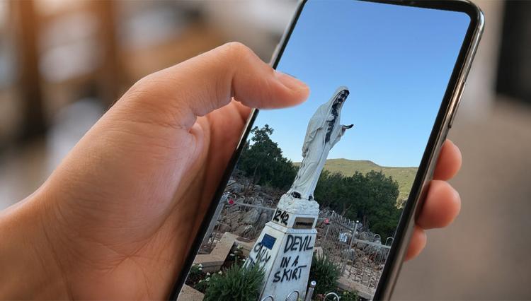 Vandalismus in Medjugorje