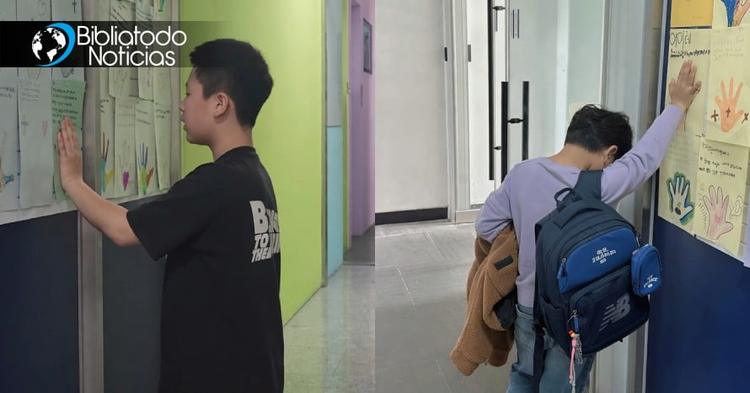 Escuela crea mural de oración y los estudiantes interceden por las peticiones de otros