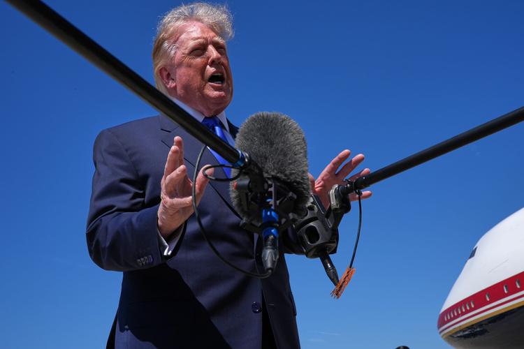 Trump says oil prices that spiked because of Iran war likely won’t come down until after midterms