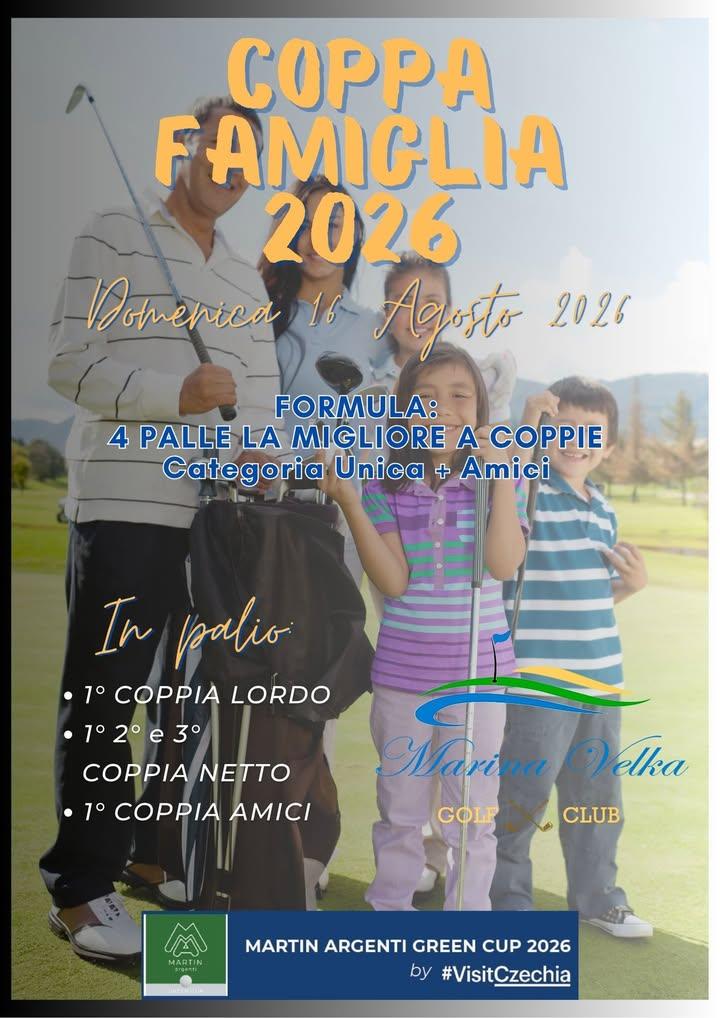 Domenica 16 agosto:   torna anche quest’anno uno degli appuntamenti più attesi dell’estate, la COPPA FAMIGLIA 2026! Form...