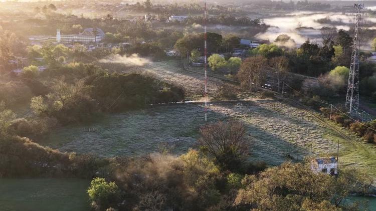 RS registra a menor temperatura do Brasil neste sábado com -0,2ºC; previsão é de geada generalizada para o domingo