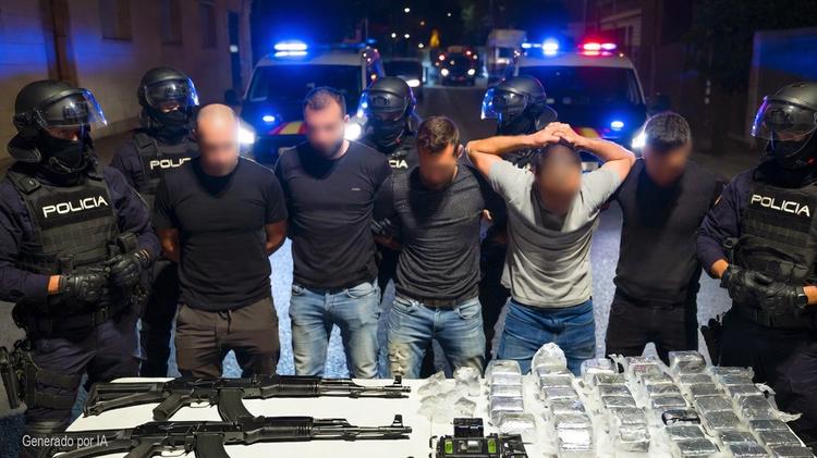 5 toneladas de cocaína: la policía caza el mayor alijo en Huelva