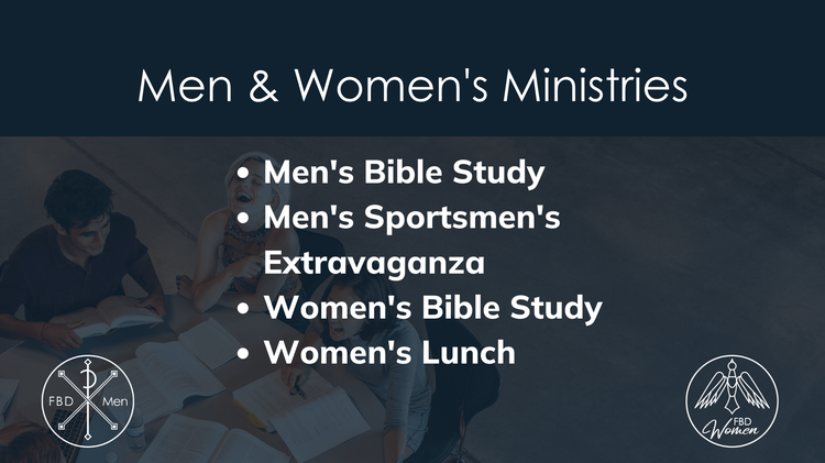 Men and Women’s Ministries