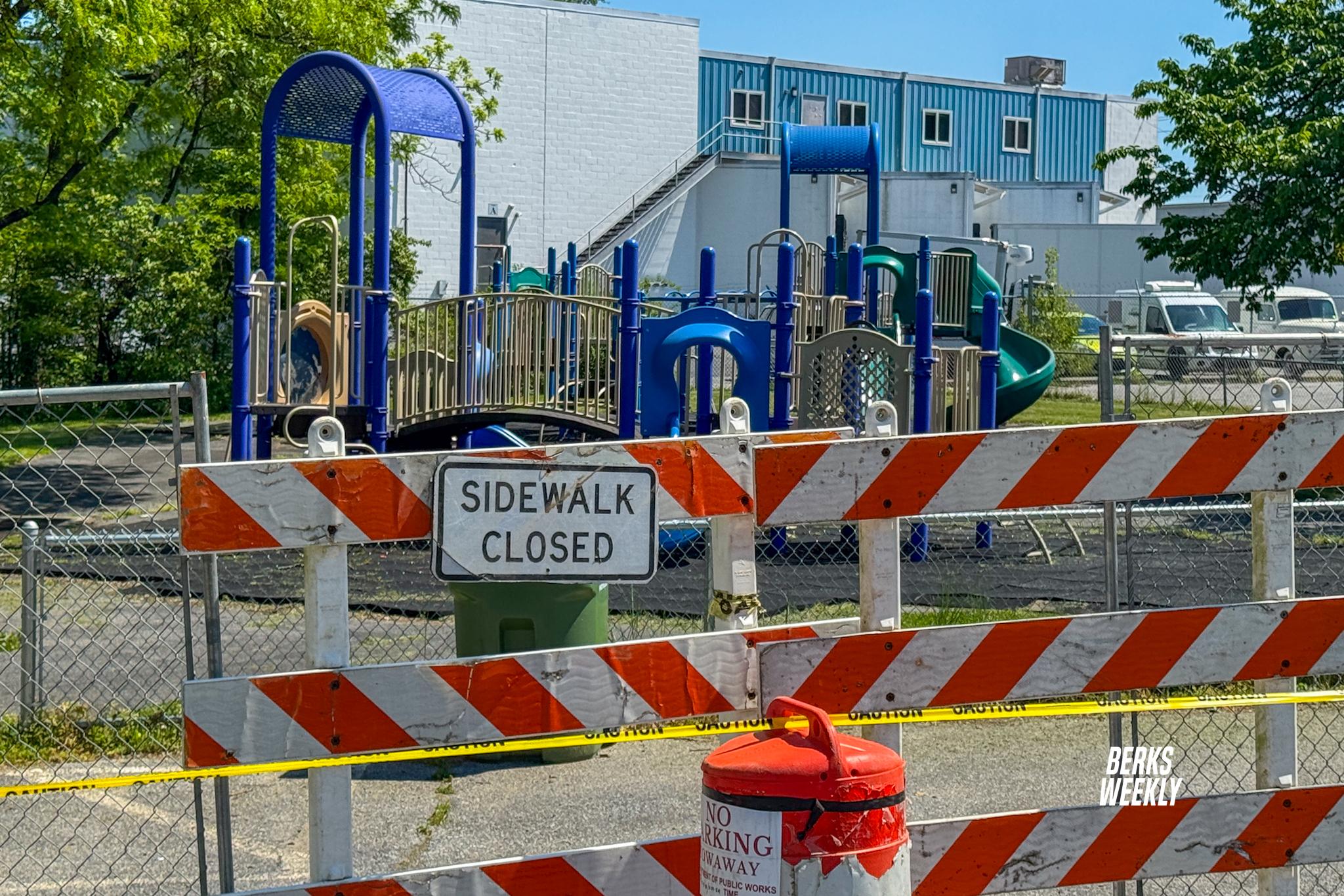 Playground surface work begins at several Reading parks, temporary closures in effect