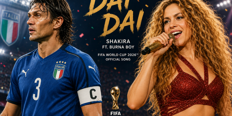 Mondiali 2026, Maldini nell’inno ufficiale cantato da Shakira: l’Italia “presente”... con una citazione