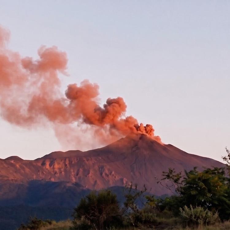 Lo spettacolo dell'Etna con il suo 'pennacchio' bruno-rossiccio: perché il vulcano rimane instabile?