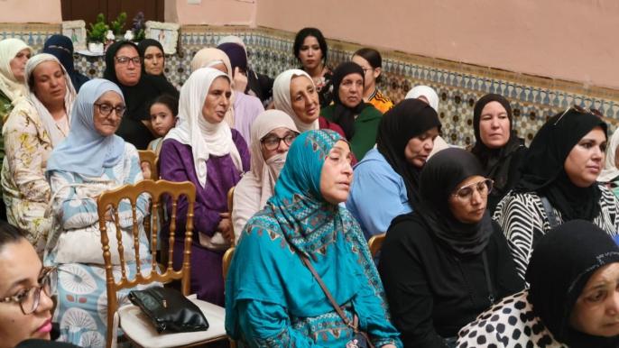 وصيف لائحة المنصوري في لقاءات تواصلية مع ساكنة المدينة العتيقة ومهنيي الكوتشيات