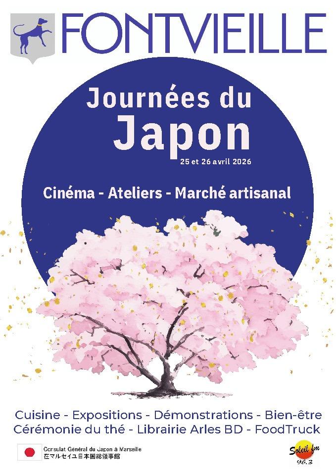 JOURNÉES DU JAPON À FONTVIEILLE DU 25 AU 26 AVRIL 2026