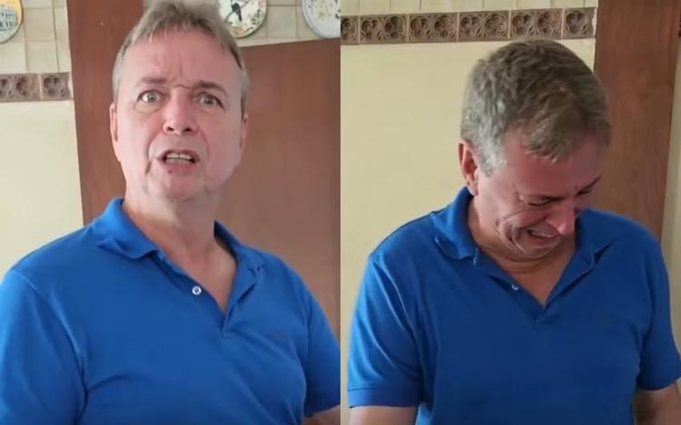 Reação de marido ao descobrir gravidez após 15 anos de tentativas comove a web; vídeo