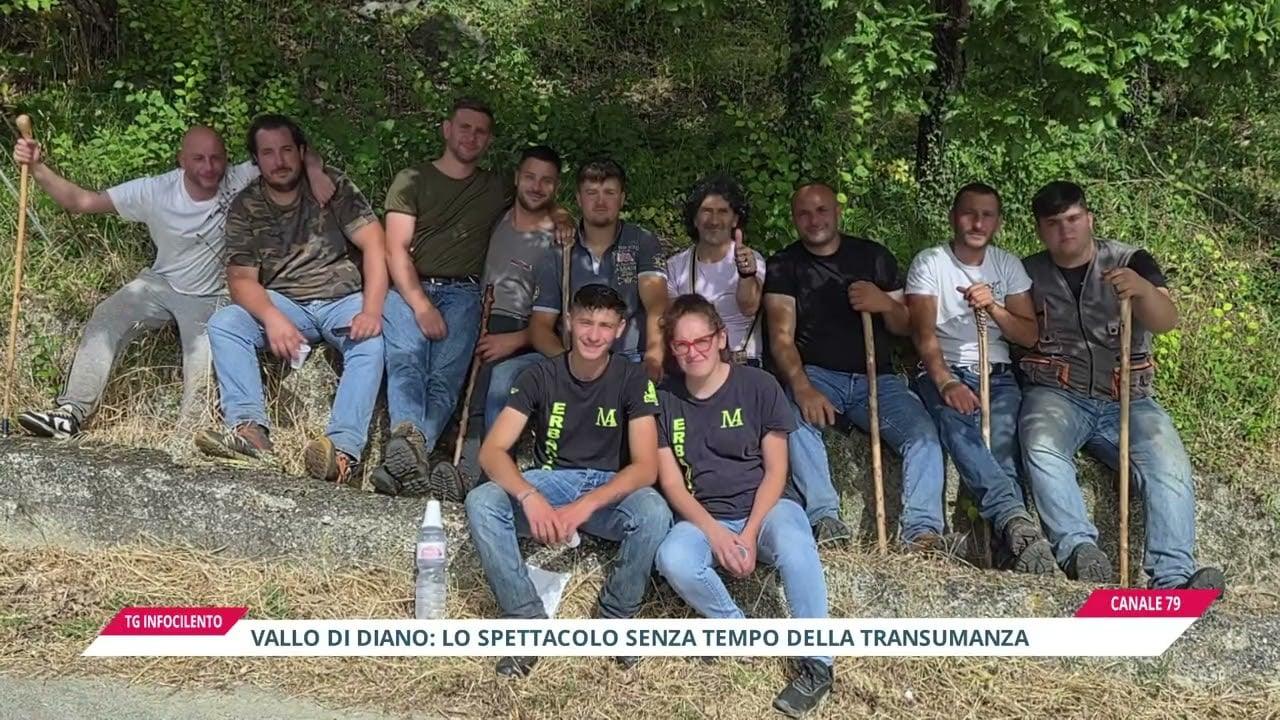 Spettacolo nel Vallo di Diano: la suggestiva transumanza da Polla a San Rufo