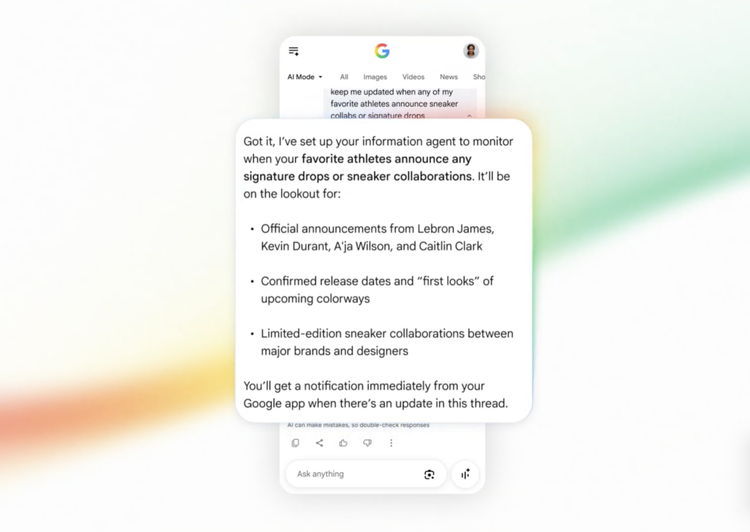 Google Search agent