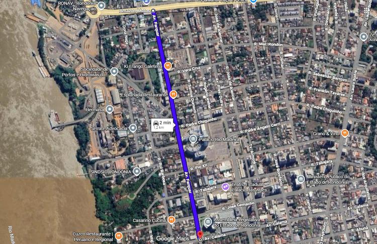 Trechos de três vias em Porto Velho terão nomes alterados em homenagem a desembargadores