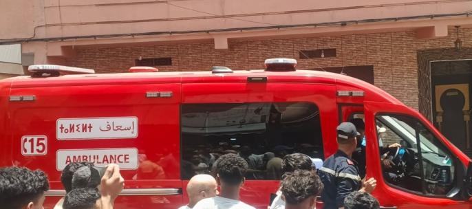 عاجل.. النيران تلتهم محلا لبيع الأحذية بالجملة بمراكش +صور