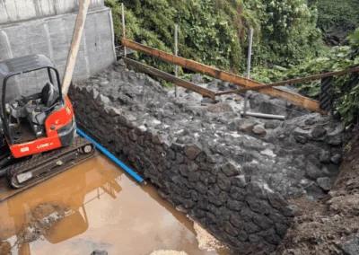 Reconstruction de l'ouvrage de franchissement de la ravine de la Souris Chaude