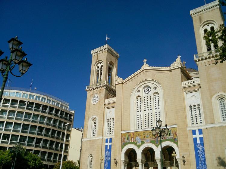 A church
