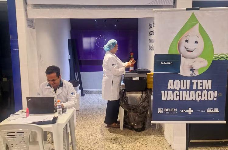 Aeroporto de Belém tem vacinação contra sarampo durante o Círio de Nazaré; veja como se vacinar