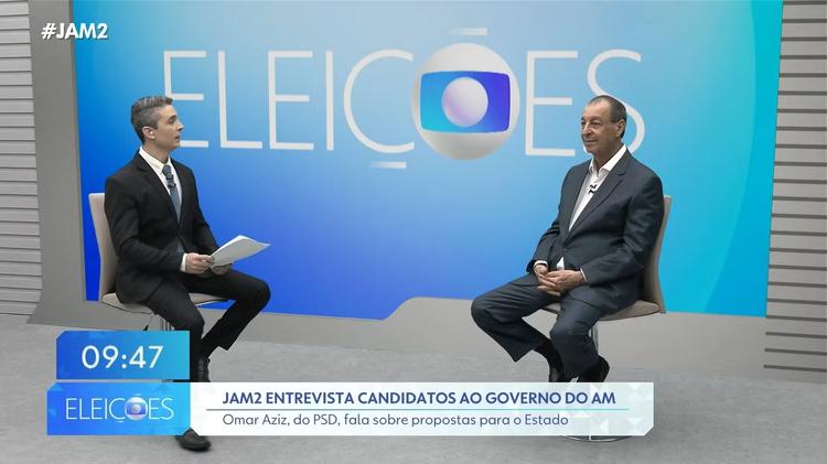 VÍDEOS: Omar Aziz é entrevistado no Jornal do Amazonas 2ª edição