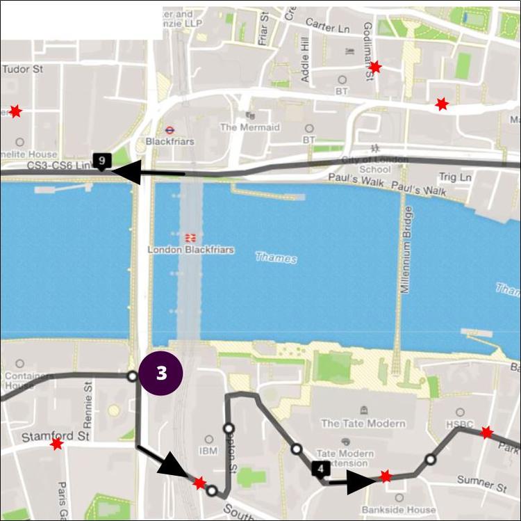 Part 8 of London Cycle Thames Circular continuing down the Cycle Superhighway