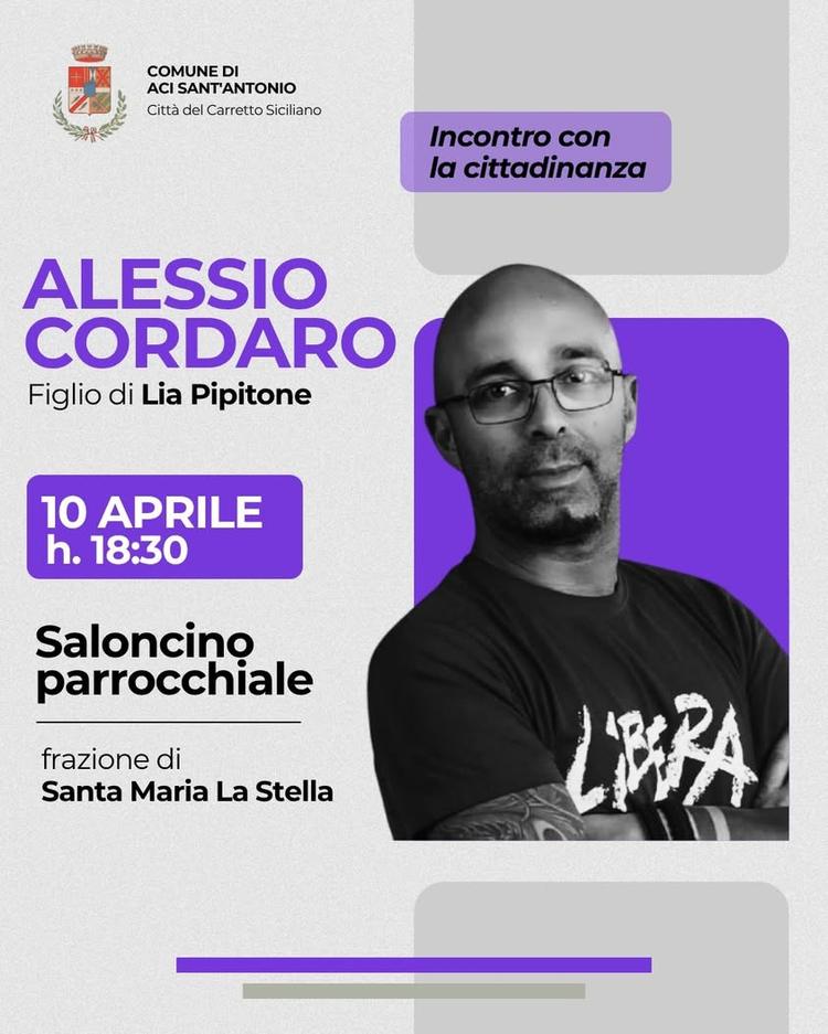 🎤 𝗩𝗘𝗡𝗘𝗥𝗗𝗜' 𝗔𝗟𝗘𝗦𝗦𝗜𝗢 𝗖𝗢𝗥𝗗𝗔𝗥𝗢 𝗜𝗡𝗖𝗢𝗡𝗧𝗥𝗔 𝗟𝗔 𝗖𝗜𝗧𝗧𝗔𝗗𝗜𝗡𝗔𝗡𝗭𝗔  ♀️ Dopo l'evento del ma...