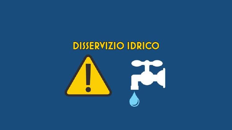 Disservizio idrico lunedì 27 e martedì 28 ottobre, dalle 7:00 alle 9:00 e dalle 15:00 alle 17:00, a causa di stacco Enel...