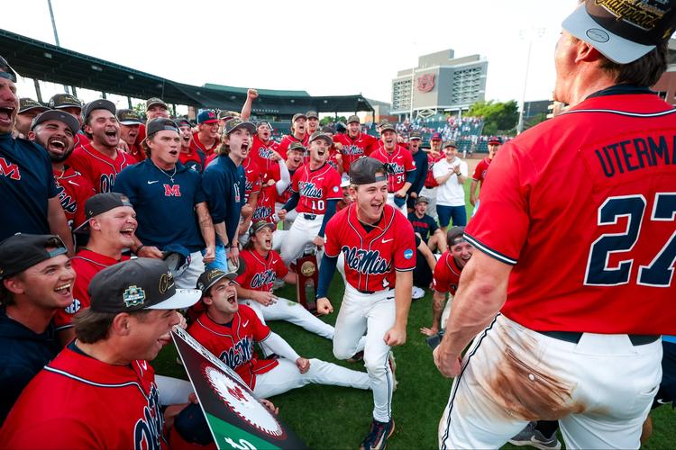 Ole Miss advances to College World Series with timely hitting in super regional finale