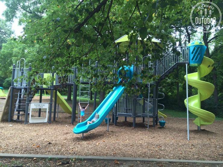 Greenwood Ashworth Park, Des Moines park, Iowa, splash pad