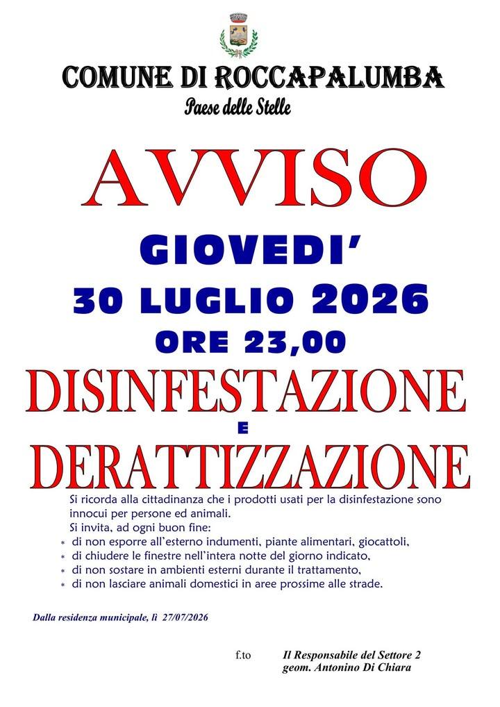Comune di Roccapalumba Posted