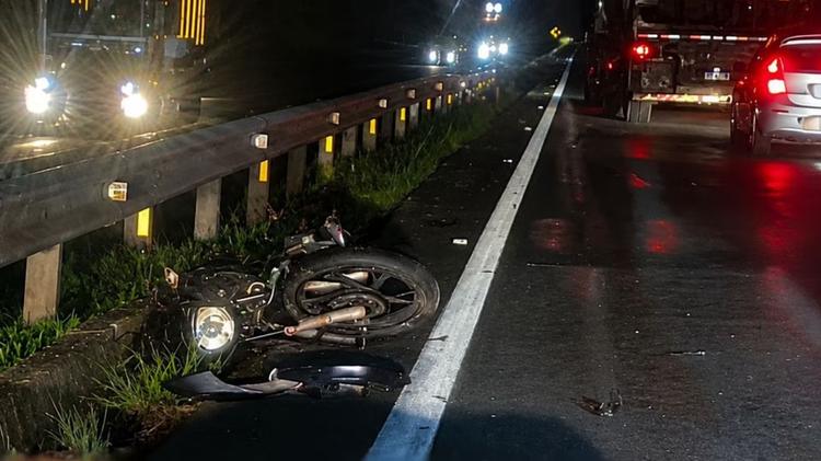 Cavalo solto na pista causa sequência de acidentes e deixa ferido em rodovia de Botucatu