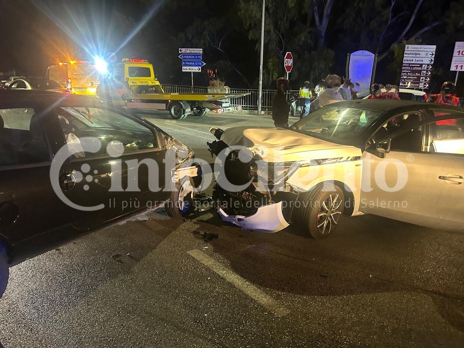 Castellabate, incidente sulla Via del Mare: 24 ore prima un altro frontale nello stesso punto