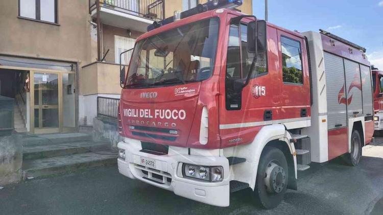 castellamonte principio di incendio