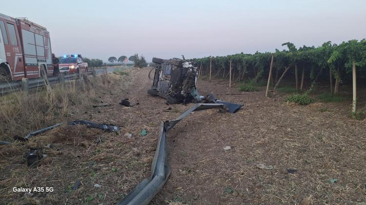 San Severo, incidente sulla SS 89: coinvolto un giovane finanziere