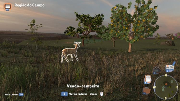 Game gratuito simula exploração do Cerrado brasileiro e ensina sobre espécies e preservação