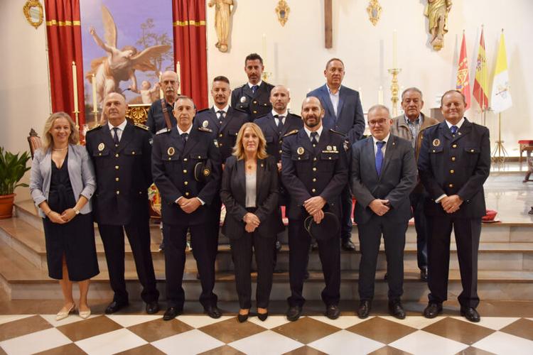 La Policía Local renueva su compromiso con Baza en la celebración del día de sus patronos, los Santos Ángeles Custodios