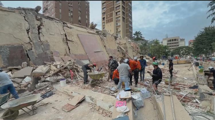 Equipes internacionais de resgate chegaram à Venezuela para buscar sobreviventes dos terremotos