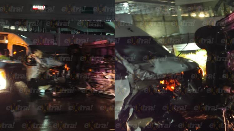 ¡Impactante choque en Yecapixtla! Dos rutas vuelcan en el libramiento, movilizando a emergencias