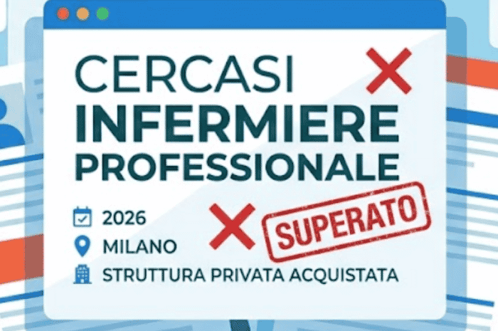 "Infermiere professionale": annunci di lavoro fermi al 2017