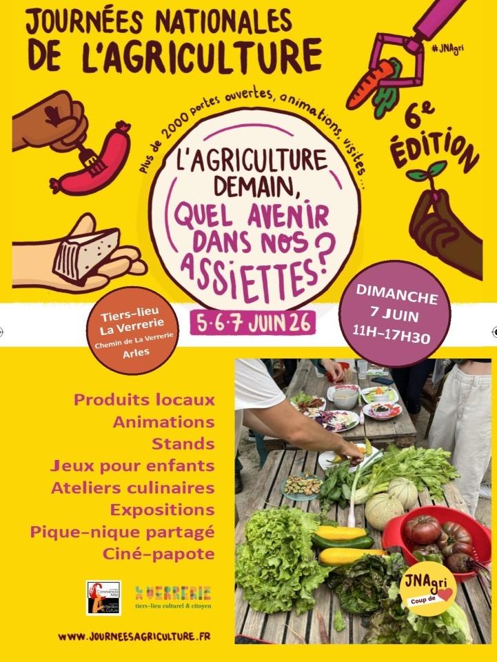 JOURNÉE NATIONALE DE L’AGRICULTURE À LA VERRERIE À ARLES DIMANCHE 7 JUIN 2026